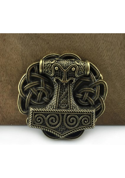 FP-03718-1 Stili Buckleclub Mjolnir Thorshammer Vıkıng Kemer Tokası Kot Hediye Müzik Kemer Tokası Fp Kalaylı F (Yurt Dışından) modelleri