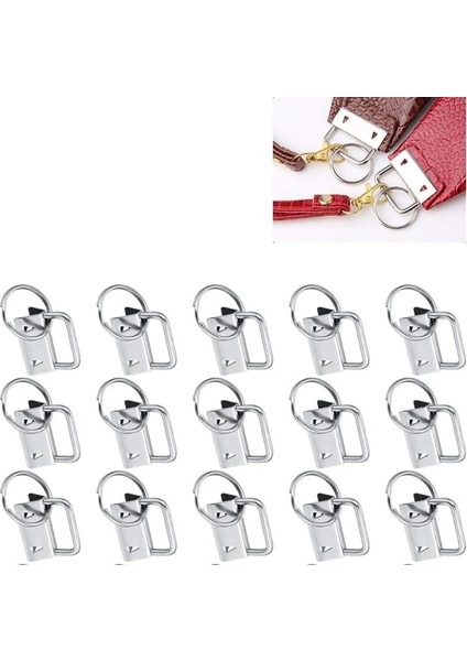 40 Adet -S Tarzı Çanta Bileklikler Için Anahtar Halkalı Inç Anahtarlık Donanımı Şerit Dokuma Kabartmalı El Sanatları (Yurt Dışından) modelleri