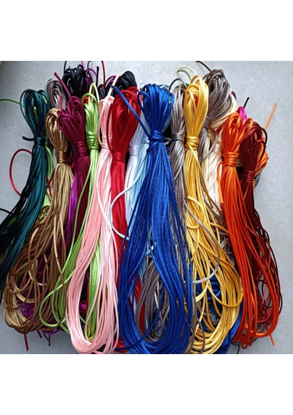 374 Okyanus Mavisi Stili 2mm Örgülü Makrome Ipek Makrome Kordon Halat Iplik Tel Dıy Çin Düğüm Saten Bilezikler Yapımı Bulguları Boncuk 10 Metre Lot (Yurt Dışından) fiyatları