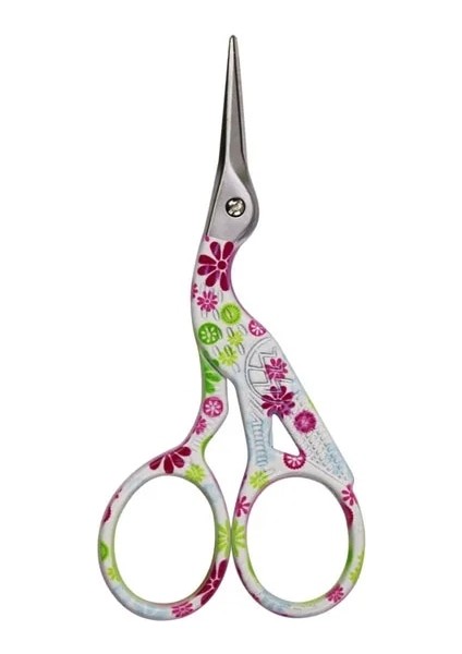 Beyaz Pembe Çiçek Stili Süper Güzel Baskı Profesyonel Dikiş Veya Ofis Malzemeleri Kağıt Veya Vintage Pembe Mini Leylek Veya Kumaş Kesici (Yurt Dışından)