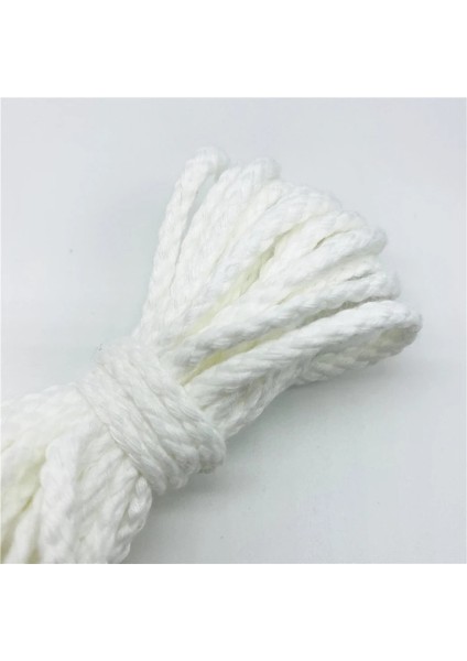 No.4 Tarzı 5 Yards 5mm Pamuk Halat Dekoratif Bükülmüş Örgülü Kordon Halat El Yapımı Dekorasyon Için Dıy Kordon Ficelles Couleurs Iplik Kordon (Yurt Dışından) modelleri