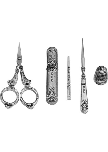 Makas Stili Lmdz Nefis Vintage Ors Set Ors+Iğne Saklama Tüpü+Tığ+Iğne Ipliği+Yüksük (Yurt Dışından) indirimleri