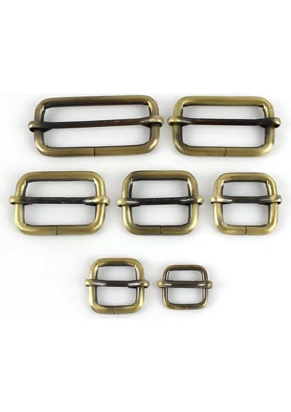 Pirinç Tarzı 25 mm 5 Adet Metal Slaytlar Tri-Glides Makaralı Tokalar Çanta Askısı Kaydırıcı Ayar Kemer Tokası Çanta Dıy Konfeksiyon Aksesuarları (Yurt Dışından)