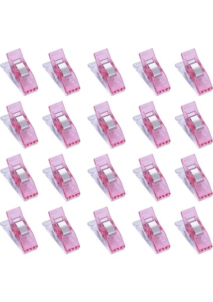 20PC Pembe Tarzı Çanta Konfeksiyon Hemming Dikiş Klipsi Güçlü Patchwork Düğme Konumlandırma Sabitleme Klipsi Dikiş Aksesuarları Aracı 2021 (Yurt Dışından)
