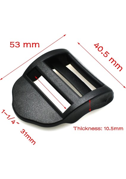 Dokuma Boyutu 32MM Tarzı 10 Parça Sırt Çantası Askıları Dokuma Için Plastik Siyah Merdiven Kilidi Kaydırıcı Serbest Bırakma Tokaları (Yurt Dışından)