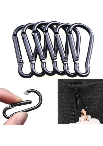 6 Adet Stil 1 Stil Arabiner Anahtarlık Kanca Kilit Toka Yapış Klip Alüminyum Balıkçılık Aracı Açık Karabina Dağcılık Kanca Tırmanma Düğmesi (Yurt Dışından) fiyatları