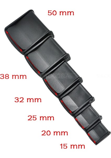 Dokuma Boyutu 20MM Tarzı 5 Adet Plastik Kam Tokaları Geçiş Klipsi Molle Taktik Sırt Çantası Kemer Tokası Paket Aksesuarları Siyah (Yurt Dışından) fiyatları