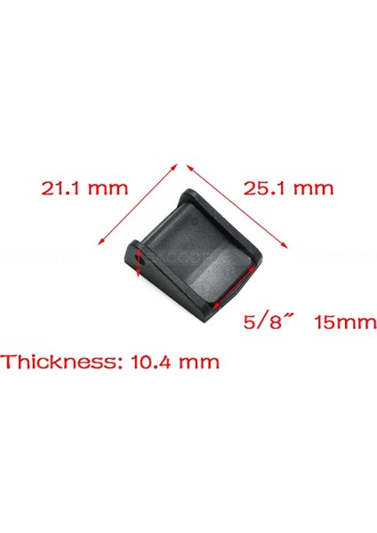 Dokuma Boyutu 20MM Tarzı 5 Adet Plastik Kam Tokaları Geçiş Klipsi Molle Taktik Sırt Çantası Kemer Tokası Paket Aksesuarları Siyah (Yurt Dışından) modelleri