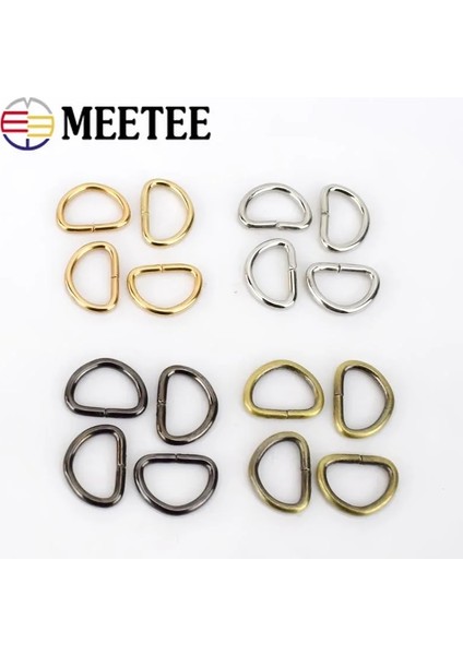 Pirinç Tarzı 300 Adet Meetee mm D Halka Toka Metal Açılış Köpek Yaka Zincir Dokuma Yüzükler Tokalar Dıy Çanta Donanım Aksesuarları BF073 (Yurt Dışından) fiyatları