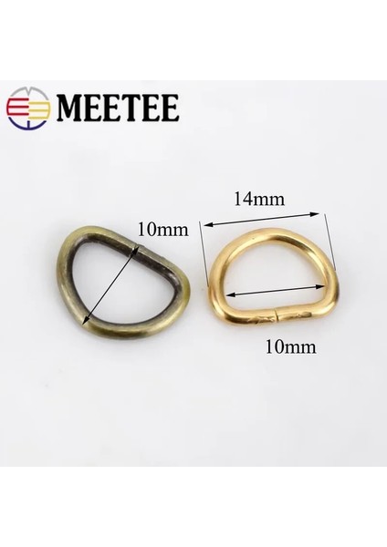 Pirinç Tarzı 300 Adet Meetee mm D Halka Toka Metal Açılış Köpek Yaka Zincir Dokuma Yüzükler Tokalar Dıy Çanta Donanım Aksesuarları BF073 (Yurt Dışından) fırsatları