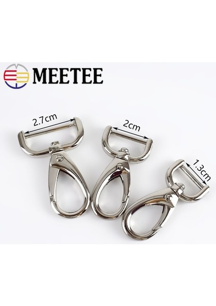 Gümüş Tarzı 25 mm 2 Adet mm Metal Tokalar Çıkarılabilir Istakoz Karabina Köpek Tasması Anahtarlık Döner Tetik Alkış Kanca Dıy Aksesuarları (Yurt Dışından) fırsatları