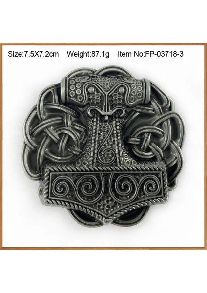 FP-02602 Stili Bullzine Çinko Alaşım Retro Hint Kafatası Batı Müzik Grubu Kemer Tokası Lüks Batı Celtic Motor Kemer Tokası (Yurt Dışından)