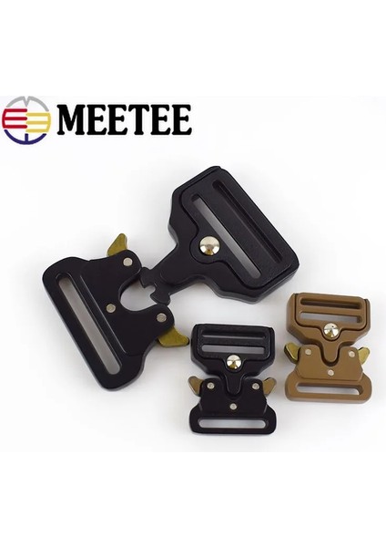 GÜMÜŞ-26MM Tarzı 1 Parça Meetee Pc Idmm Metal Serbest Bırakma Tokaları Açık Taktikler Kemer Kayışı Dokuma Ayar Tokası Dıy Giyim Aksesuarı YK032 (Yurt Dışından) fırsatları