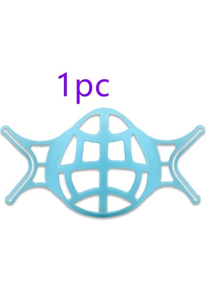 1 Adet Mavi Stil 3D Ağız Maskesi Destek Maskesi Iç Braket Solunum Yardımı Iç Ped Braketi Maske Tutucu Nefes Vana Filtreleri Malzemeleri (Yurt Dışından)