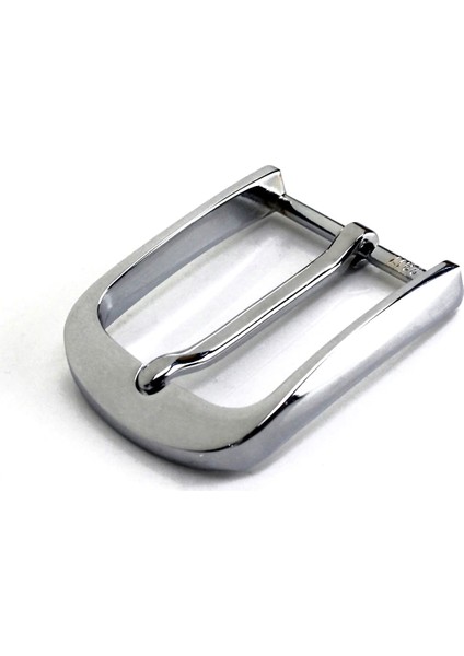 Gümüş Tarzı 1 Adet Etal Erkek Rahat Kemer Tokası Sonu Çubuğu Topuk Çubuğu Toka Deri El Sanatları Kot Dokuma Için Tek Pin Yarım Toka (Yurt Dışından)