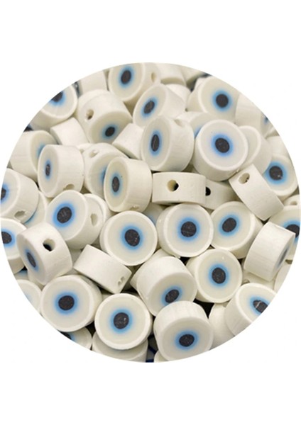 No.7 Tarzı Lot Göz Boncukları Oval Şekil Kil Spacer Boncuk Takı Yapımı Için Polimer Kil Boncuk Dıy El Yapımı Aksesuarlar (Yurt Dışından) modelleri