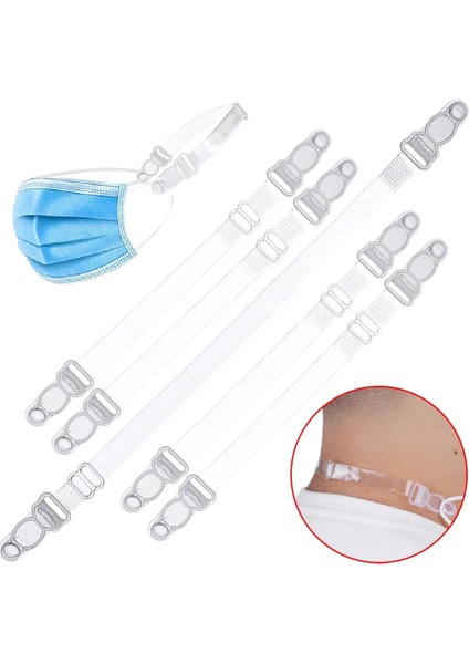 E Stili Yüz Maskesi Bant Genişleticiler Maske Elastik Kayış Ayarlayıcı Kulak Kırılma Korumak Maske Kaymaz Kulak Kavrama Uzatma Kanca Toka Dropship (Yurt Dışından)