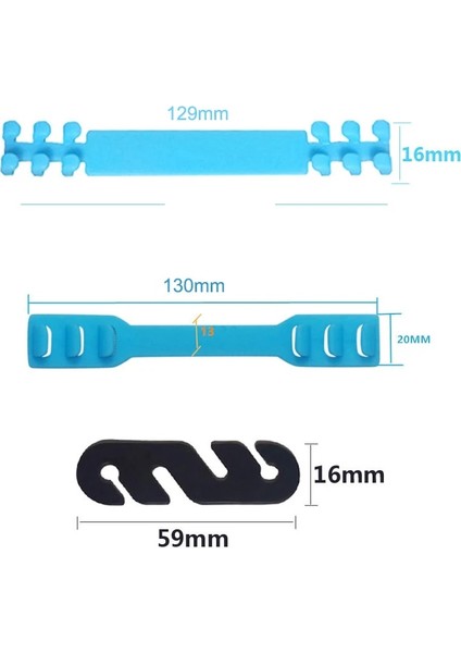 Type 1 Black Style 10 Parça Adet Yüz Maskesi Kulak Kancaları Uzatma Tokası Ayarlanabilir Kaymaz Maske Kulak Koruma Uzatma Kancası Maskeleri Toka Tutucu (Yurt Dışından) fırsatları