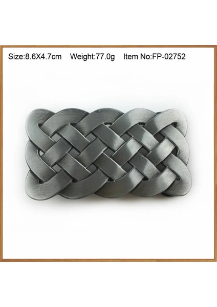 FP-03375 Stili Buckleclub Retro Çinko Alaşımı Batı Kelt Düğüm Kot Hediye Kovboy Kemer Tokası Fp Erkekler Için 4 cm Genişlik Döngü (Yurt Dışından) fiyatları