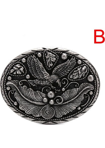 Antik Çinko Tarzı Lüks Kartal Metal Serin Kemer Tokaları Adam Unisex Batı Moda Toka Kovboylar Cowgirls Paracord Toka Erkekler Aksesuarları 1 Adet (Yurt Dışından)