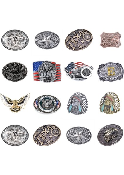 Antik Çinko Tarzı Lüks Kartal Metal Serin Kemer Tokaları Adam Unisex Batı Moda Toka Kovboylar Cowgirls Paracord Toka Erkekler Aksesuarları 1 Adet (Yurt Dışından)
