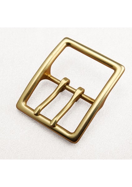 40MM Dikdörtgen Stili mm Katı Pirinç Kemer Tokası Çift Pimli Iki Halka Süper Geniş ve Kalın Dıy Leathercraft Donanım Tokaları (Yurt Dışından) fiyatları