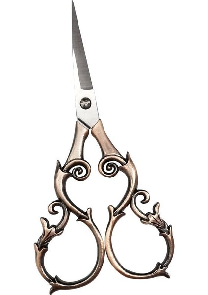Kırmızı Bakır Tarzı Retro Tarzı Veya Antika Kesme Nakış Ipliği Çapraz Dikiş Dikiş Vintage Paslanmaz Çelik Makaslar Oya Ors (Yurt Dışından)