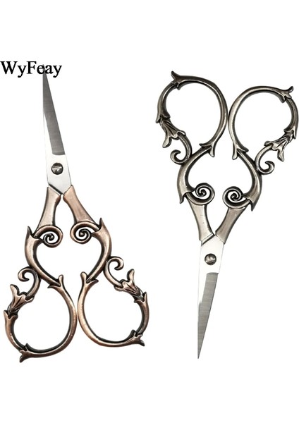 Kırmızı Bakır Tarzı Retro Tarzı Veya Antika Kesme Nakış Ipliği Çapraz Dikiş Dikiş Vintage Paslanmaz Çelik Makaslar Oya Ors (Yurt Dışından) fiyatları