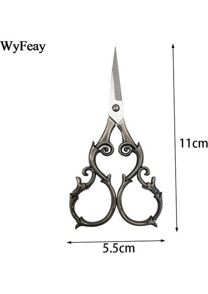 Kırmızı Bakır Tarzı Retro Tarzı Veya Antika Kesme Nakış Ipliği Çapraz Dikiş Dikiş Vintage Paslanmaz Çelik Makaslar Oya Ors (Yurt Dışından) modelleri