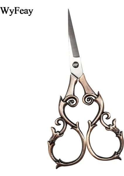 Kırmızı Bakır Tarzı Retro Tarzı Veya Antika Kesme Nakış Ipliği Çapraz Dikiş Dikiş Vintage Paslanmaz Çelik Makaslar Oya Ors (Yurt Dışından) fırsatları