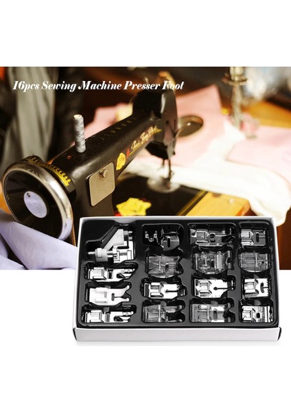 Ewing Makinası Baskı Ayağı Seti Kutulu Brother Singer Janom Dikiş Makinaları Ayak Aletleri Aksesuar Dikiş Aleti (Yurt Dışından) fiyatları