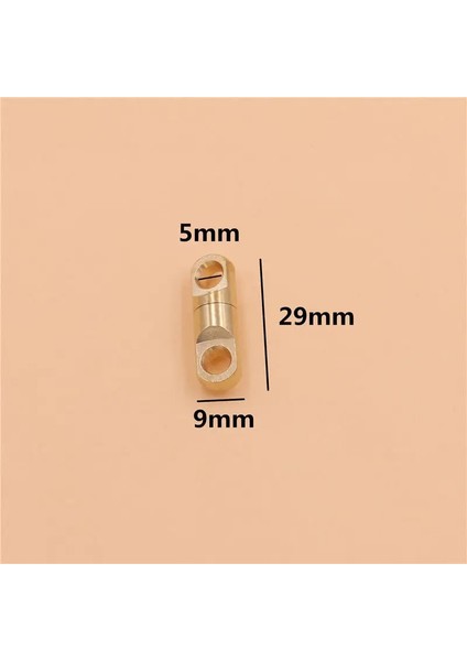 9mm Çap Stili Olid Pirinç Döner Göz Anahtarlık Yuvarlak Daire Anahtarlık Için Döner Konnektör (Yurt Dışından)