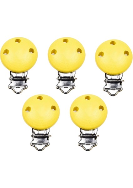 A-03 Tarzı 5 Adet Bebek Emzik Klipsleri Ataşesi Sucette Bebek Renkli Emzik Klipsi Ahşap Ataşesi Sucette Emzik Hoders (Yurt Dışından) fırsatları