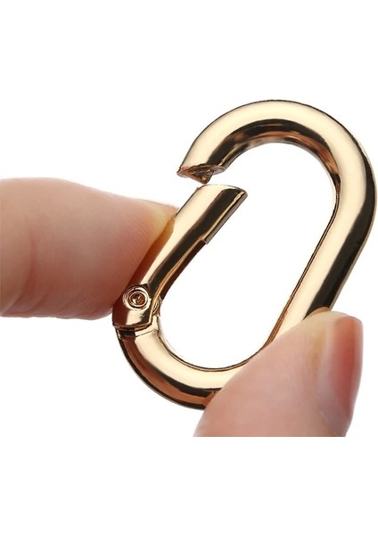Altın Rengi Stili 1 Adet Çinko Alaşım Kaplama Kapısı Bahar Oval Halka Tokaları Klipler Karabina Çantalar Çanta Itme Tetik Yaylı Kancalar Dikiş Malzemeleri (Yurt Dışından) modelleri