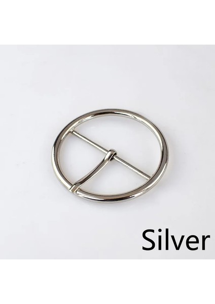 Gümüş Tarzı 35 mm 4 Adet Meetee mm Yuvarlak Metal Kemer Tokası Ayarlamak Pin Tokaları Dıy Kadın Ceket Dikiş Düğmeleri Çanta Giyim Dekor Aksesuarları (Yurt Dışından)