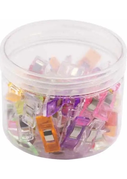1 Kutu Stili Kutu Çok Amaçlı Dikiş Klipsleri Dikiş El Sanatları Kelepçeleri Için Plastik Dikiş Klipsleri Tığ Örgü Örme Kapitone Crafting Klipleri (Yurt Dışından)