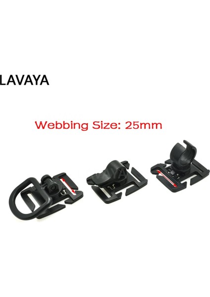 C Stili 1 Adet Molle Rotasyon Sternum Kayışı Tüp Boru Klipsi Tutucu Toka Dokuma Siyah (Yurt Dışından) modelleri