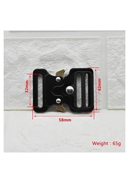 SIYAH-32MM Tarzı 1 Parça Meetee Pc Idmm Metal Serbest Bırakma Tokaları Açık Taktikler Kemer Kayışı Dokuma Ayar Tokası Dıy Giyim Aksesuarı YK032 (Yurt Dışından)