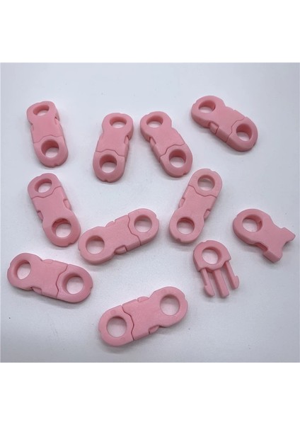 Pembe Tarzı mm Yan Serbest Bırakma Tokası Kavisli Paraşüt Aracord Bilezik Dıy Köpek Yaka Kayışı Dokuma Açık Kamp (Yurt Dışından)