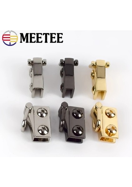 Renkli Stil 2 Çift Meetee Çiftleri Çanta Metal Kulak Omuz Askısı Asmak Tokaları Yan Kelepçe Kancası Dıy D Halka Tarafları Klips Bagaj Aksesuarı F (Yurt Dışından) indirimleri