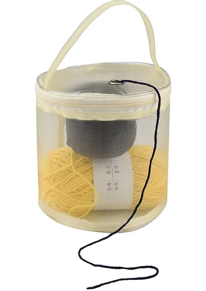 Gül Kırmızı S Stili Taşınabilir Örgü Dokuma Yuvarlak Çantalar Hafif Yün Saklama Çantası Organizatör Iplik Tığ Örgü Sepetleri Giyim Depolama (Yurt Dışından) modelleri