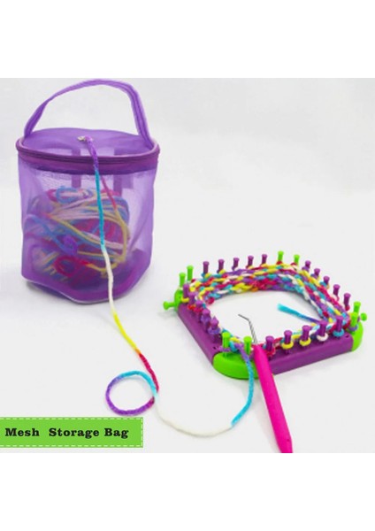 Gül Kırmızı S Stili Taşınabilir Örgü Dokuma Yuvarlak Çantalar Hafif Yün Saklama Çantası Organizatör Iplik Tığ Örgü Sepetleri Giyim Depolama (Yurt Dışından) indirimleri