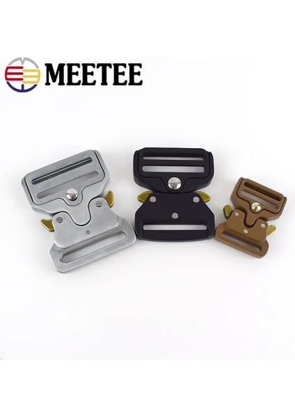 GÜMÜŞ-26MM Tarzı 4 Adet Meetee Pc Idmm Metal Serbest Bırakma Tokaları Açık Taktikler Kemer Kayışı Dokuma Ayar Tokası Dıy Giyim Aksesuarı YK032 (Yurt Dışından) modelleri