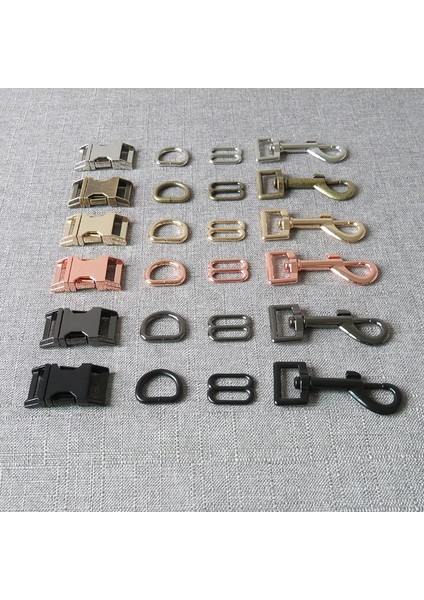 Hafif Altın Tarzı Iç Genişlik 20MM 1 Takım Etal Sapanlar Kaydırıcı D Halka Serbest Bırakma Kemer Tokası Yapış Kanca Toka Pet Köpek Yaka Tasma Dikiş Aksesuarları (Yurt Dışından) fiyatları