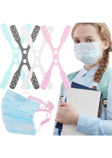 D Stili Unisex Yüz Maskesi Kanca Uzatma Kemeri Halat Ayarlanabilir Elastik Kordon Ağız Maskeleri Klipler Kulak Askısı Dize Mascarilla Maskesi Aksesuarları (Yurt Dışından) fiyatları