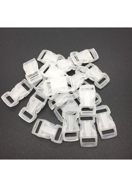 Şeffaf Stil 10 mm Genişlik Paracord Bilezik Plastik Toka Için Lot Geniş Şeffaf Konturlu Yan Serbest Bırakma (Yurt Dışından) fiyatları