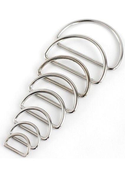 Gümüş Tarzı 30 mm Meetee mm Metal Dee D Halka Toka Dokuma Sırt Çantası Ayakkabı Ayar Tokaları Askı Pet Yaka Dikiş Aksesuarları (Yurt Dışından)