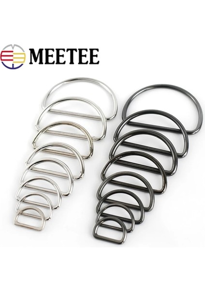 Gümüş Tarzı 30 mm Meetee mm Metal Dee D Halka Toka Dokuma Sırt Çantası Ayakkabı Ayar Tokaları Askı Pet Yaka Dikiş Aksesuarları (Yurt Dışından) fiyatları
