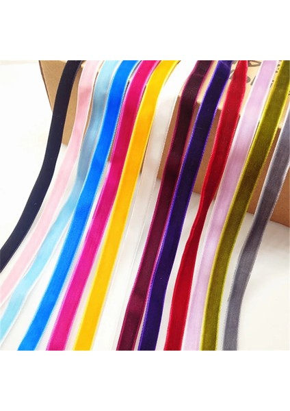 Koyu Mavi Stil 5 Yardlot Genişliği Çok Renk Seçenekleri Kadife Şerit Kadife Dokuma Kafa Bandı Saç Bandı Aksesuarları Dıy Noel Kurdelesi (Yurt Dışından) fiyatları