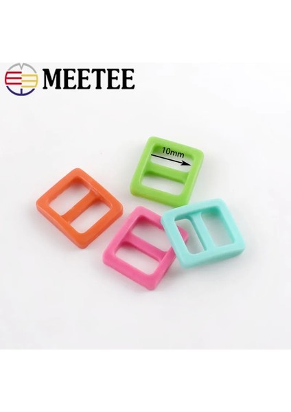 Yeşil Stil 100 Adet Adet Meetee Renkli Plastik Kaydırıcı Tri-Glide Ayarlanabilir Toka Köpek Yaka Koşum Sırt Çantası Askı Dokuma Çanta Parçaları (Yurt Dışından) fırsatları